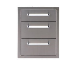 Tahuna Triple Drawer Unit – 304 Stainless Steel