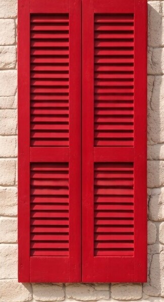 Shutter Louvre Wall Panel - Various colours