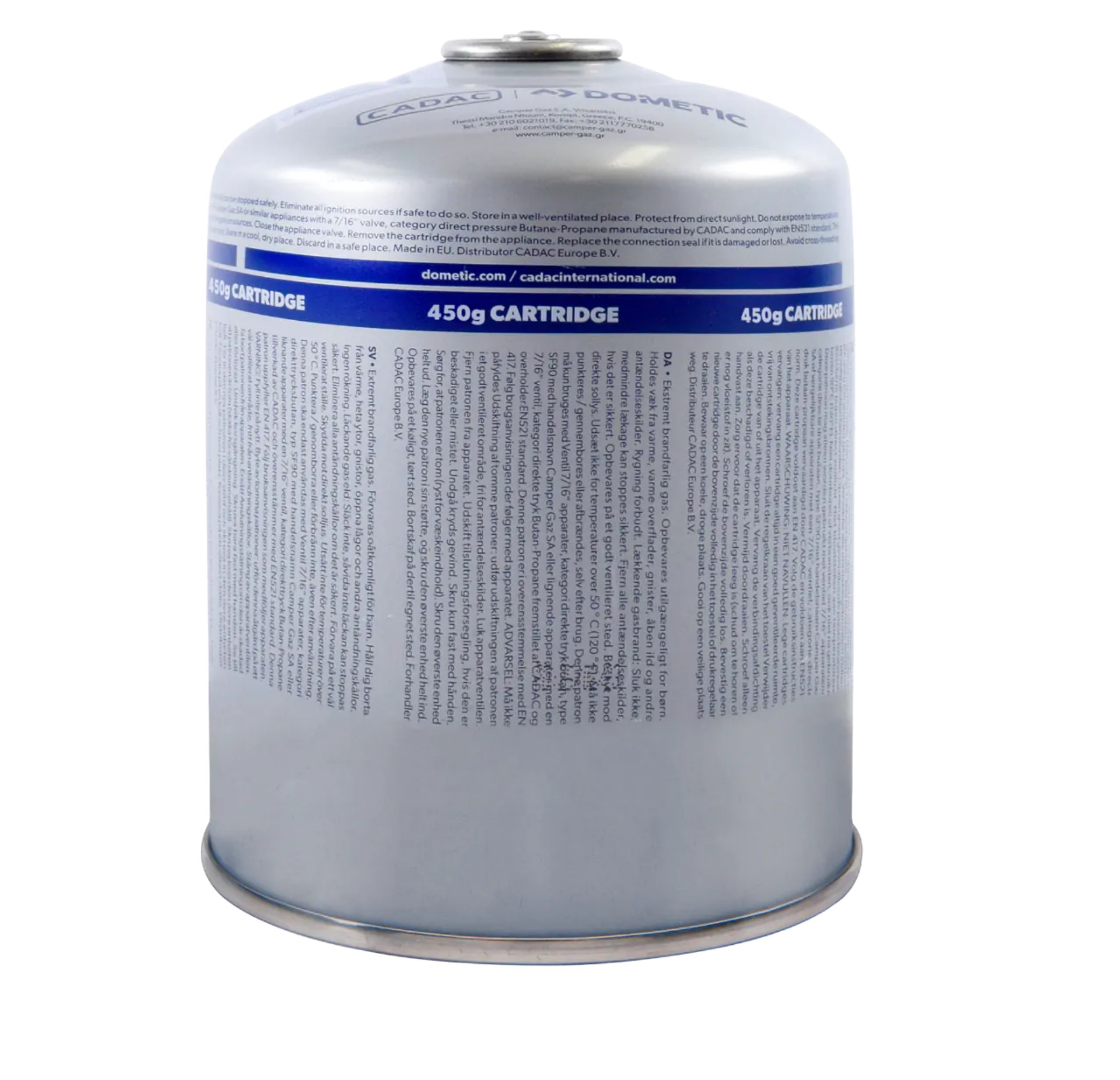 CADAC Gas Cartridge 445g Threaded Valve