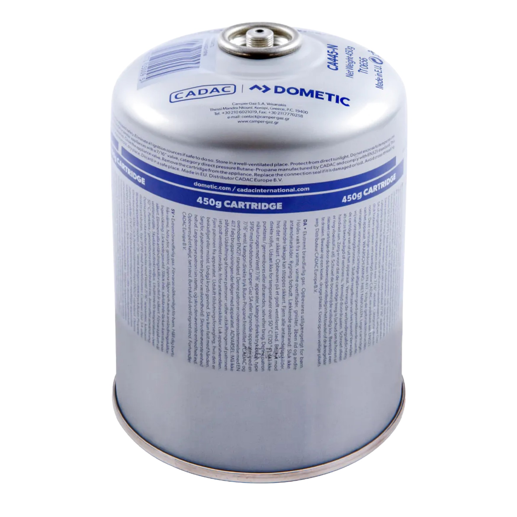 CADAC Gas Cartridge 445g Threaded Valve - Image 2