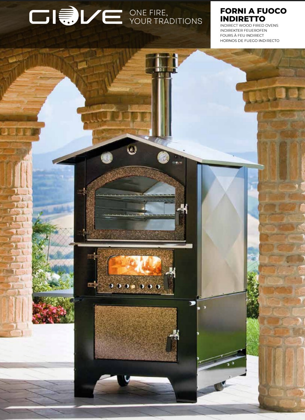 Tranquilli Forni Wood Fired Oven Giove Classic 80x65 - Image 4