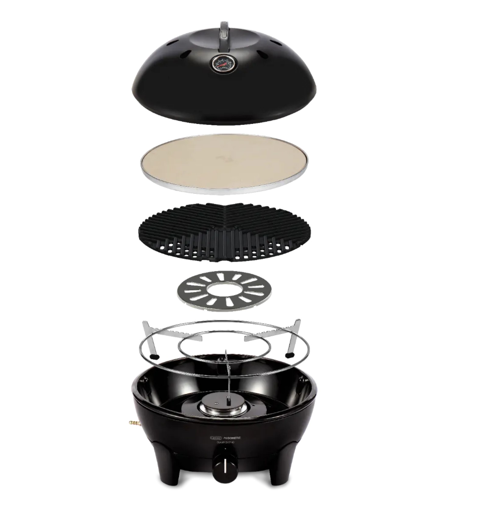 CADAC Glamp Chef 40 BBQ / Pizza Stone 30mbar