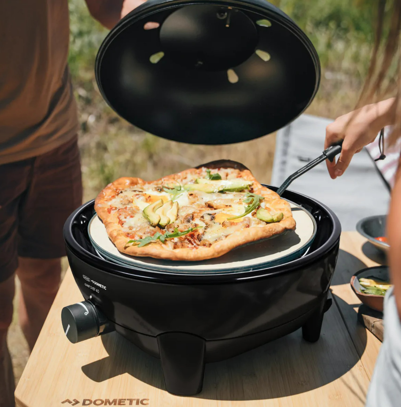 CADAC Glamp Chef 40 BBQ / Pizza Stone 30mbar - Image 2