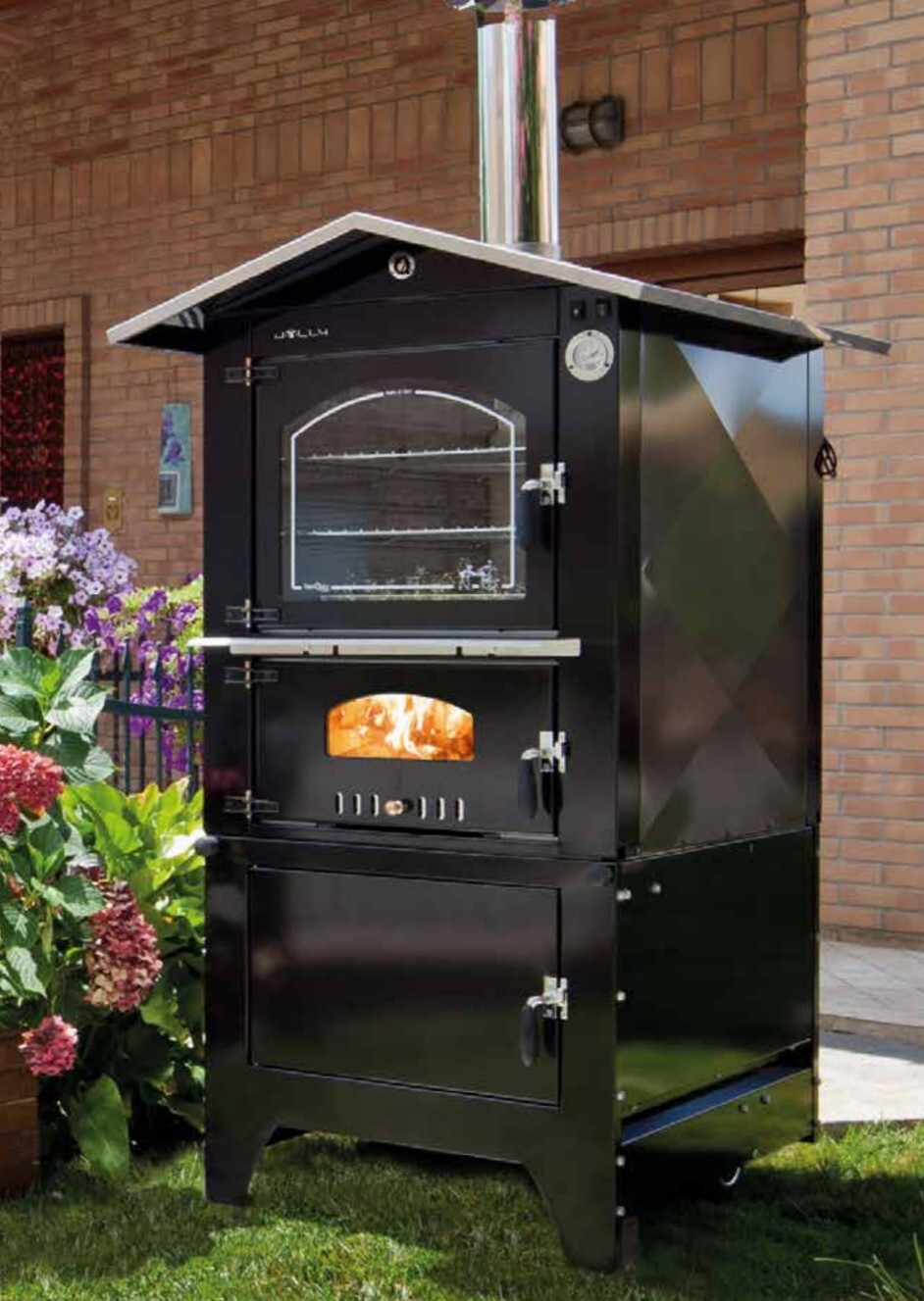 Tranquilli Forni Wood Fire Oven Jolly 80x48