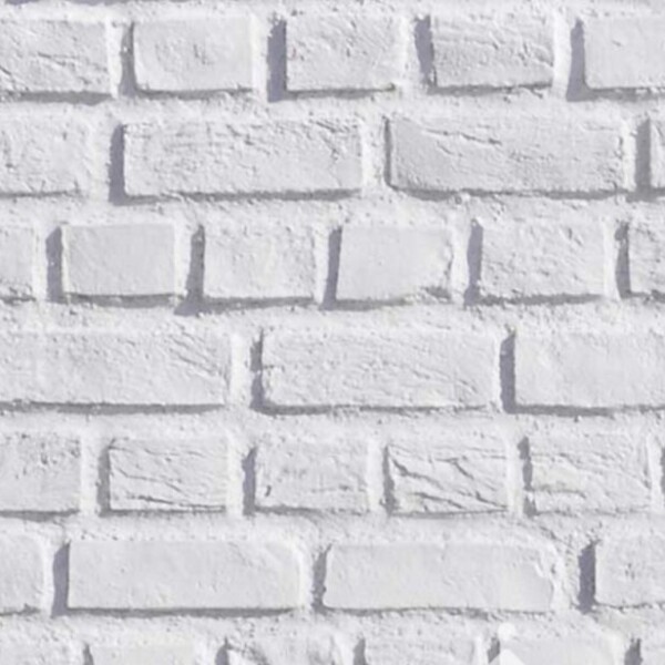 English Brick Wall Panel – White RFX 127 x 288cm