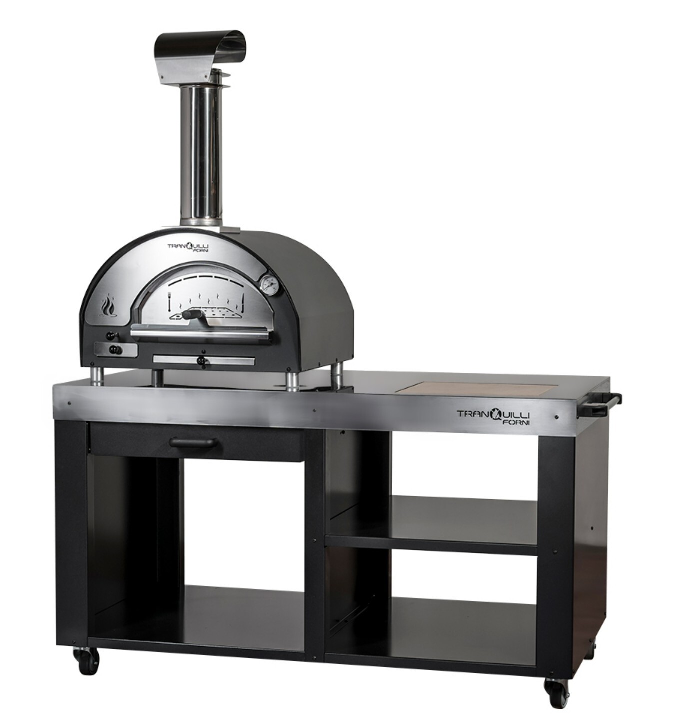 Tranquilli Forni Direct Fire Oven ARDE BABY Anthracite Grey - Image 17