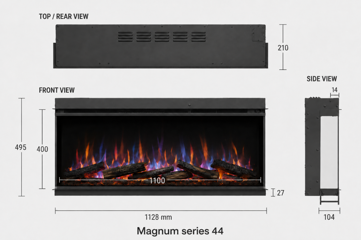 Magnum 44 E Fireplace - Image 2