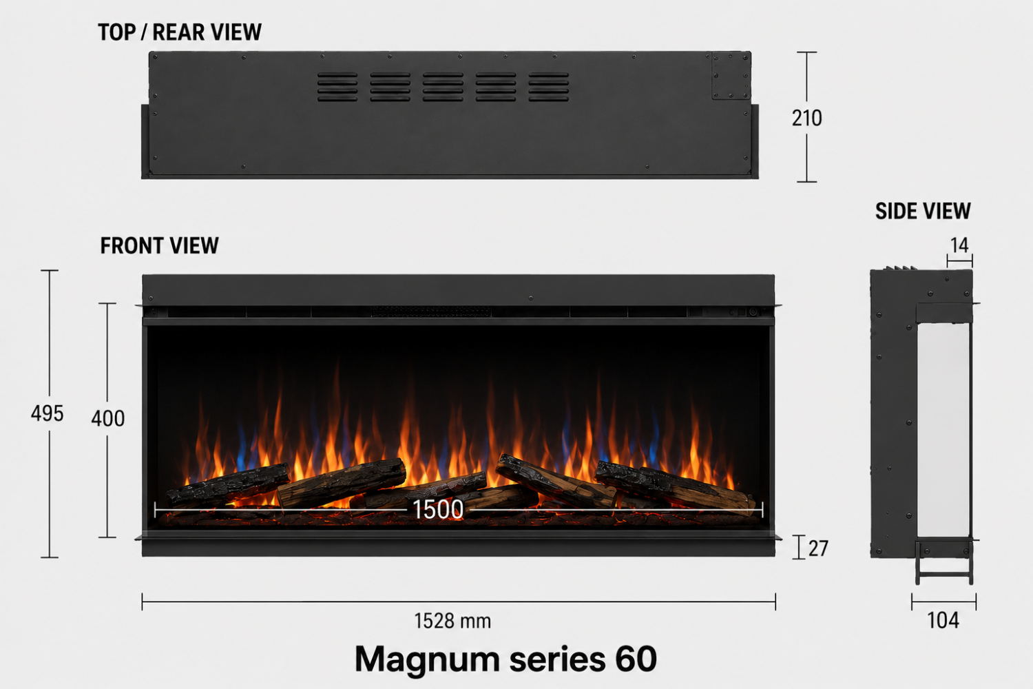 Magnum 60 E Fireplace - Image 2