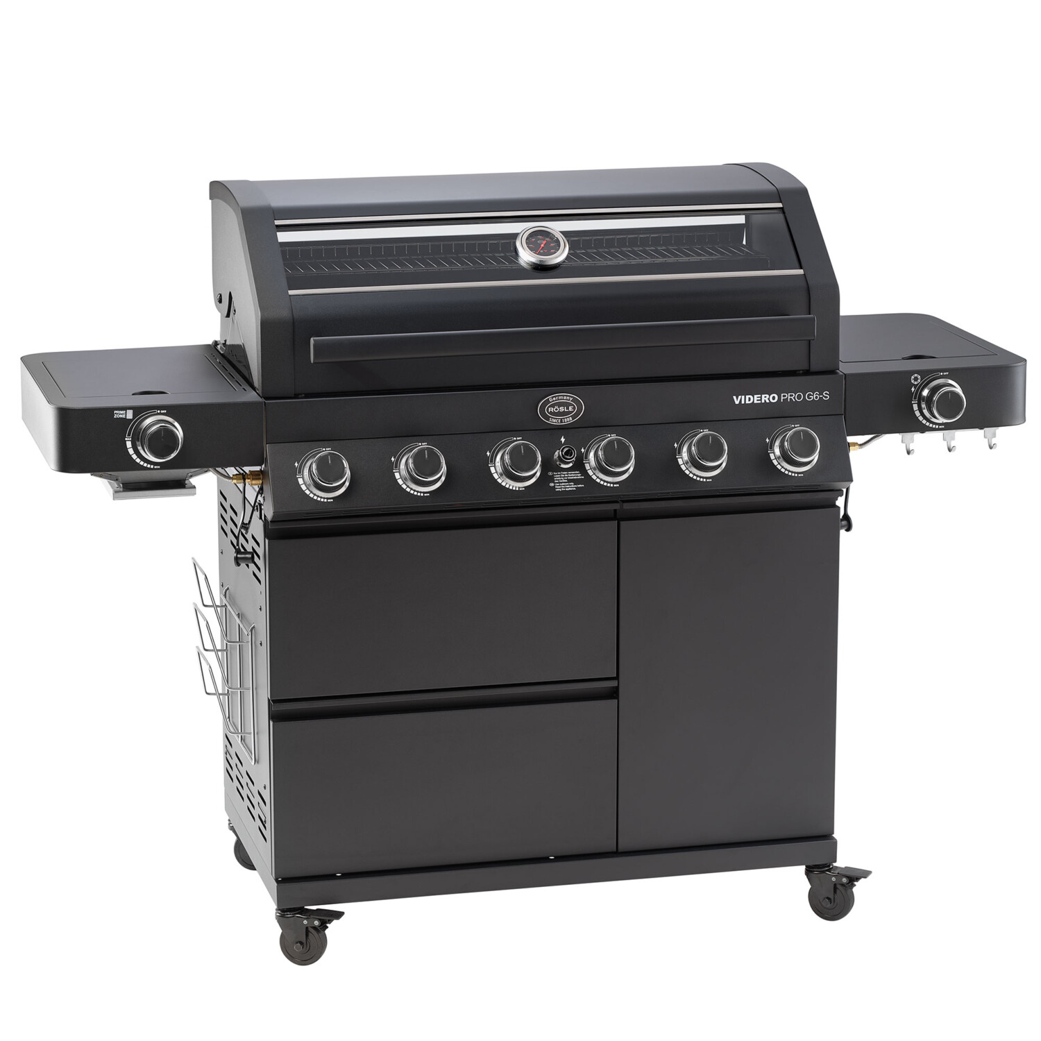 BBQ-Station VIDERO PRO G6-S Vario+ 30mbar Black