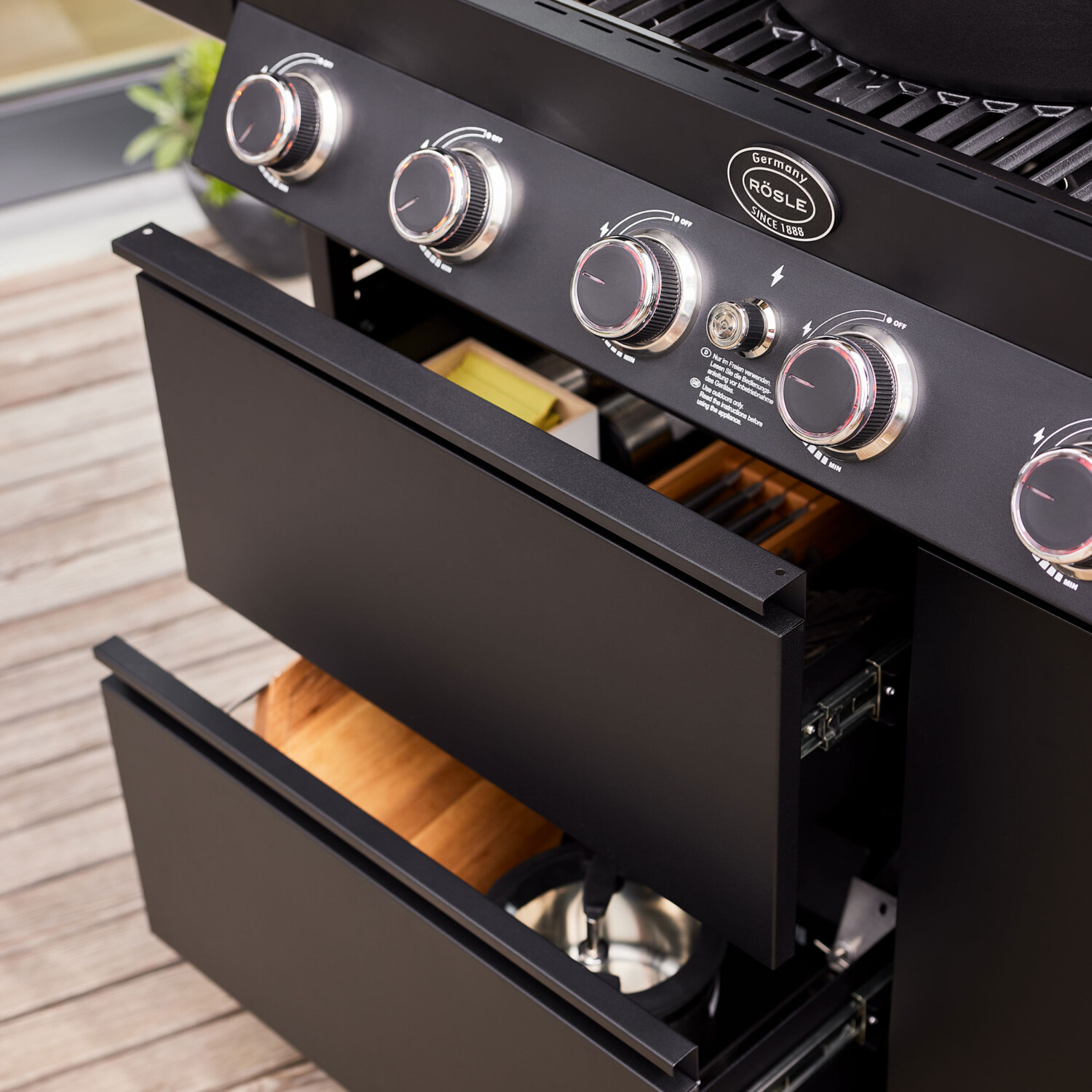 BBQ-Station VIDERO PRO G6-S Vario+ 30mbar Black - Image 3