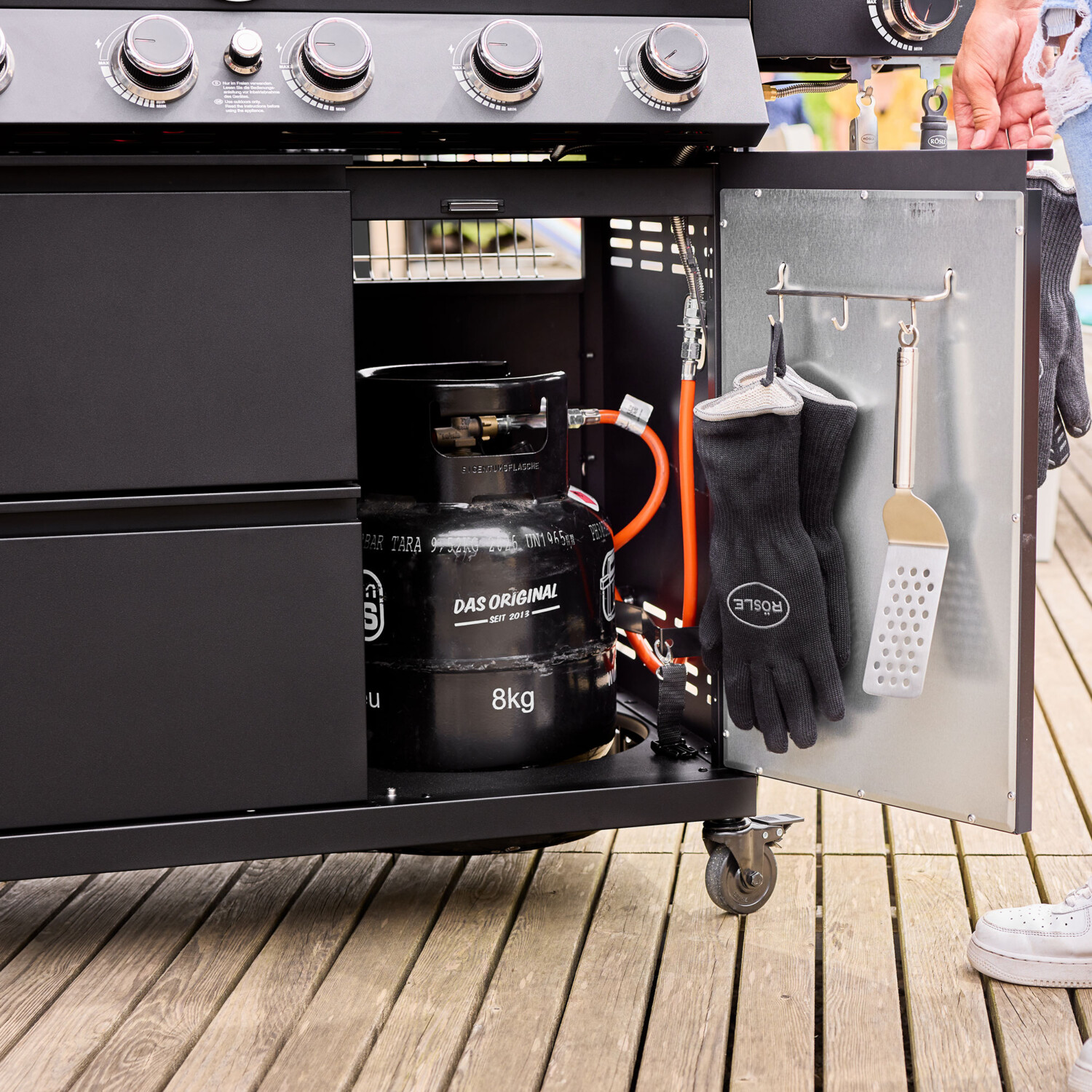 BBQ-Station VIDERO PRO G6-S Vario+ 30mbar Black - Image 6